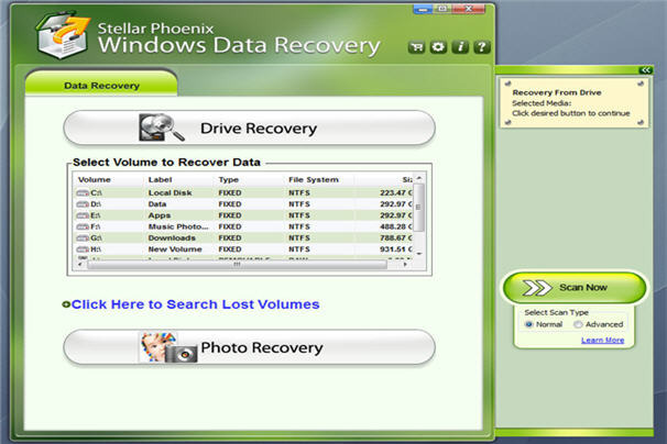 External hard drive data recovery software